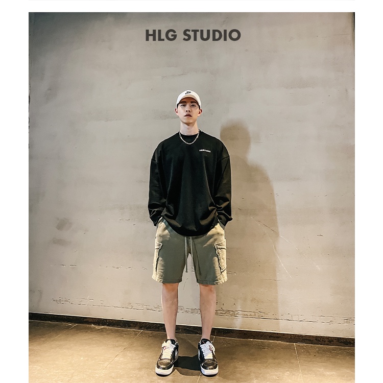 Áo nỉ cổ tròn AMBITION phong cách trẻ trung năng động, thiết kế hàn quốc đường phố