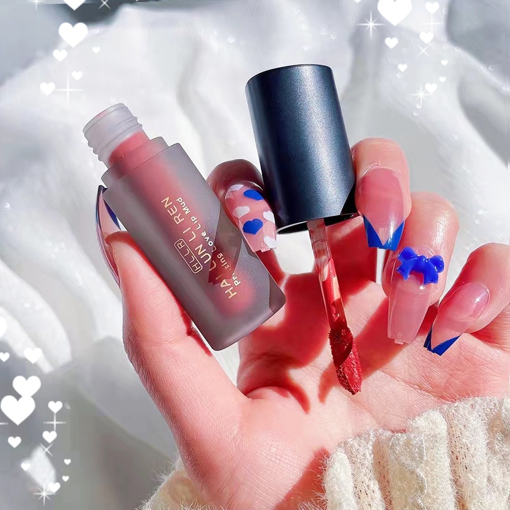 Son Kem Màu Nhung Lì Có Độ Bóng Cao Không Dính Cốc