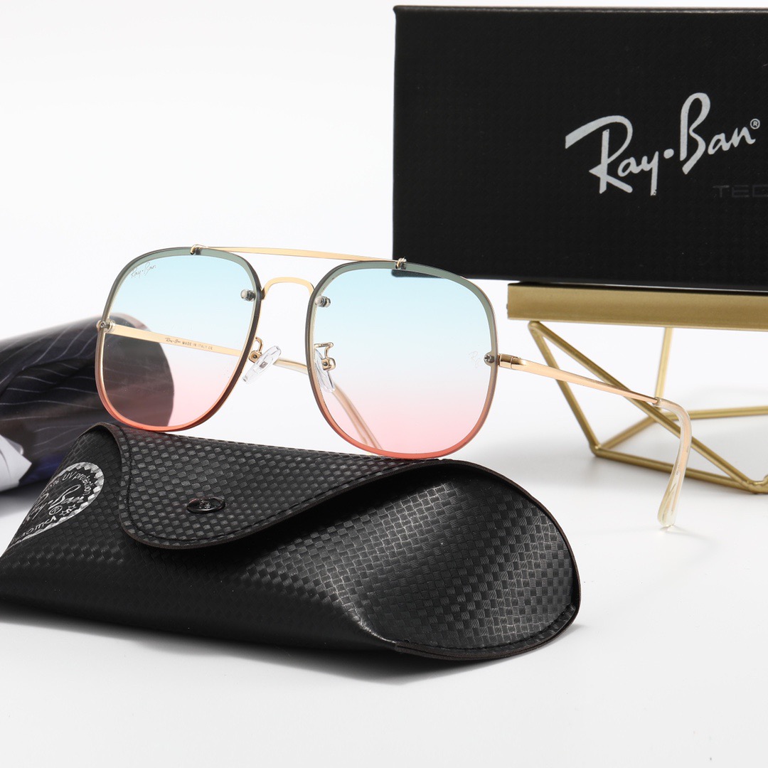 Ray-Ban_ chính hãng Kính râm 2021 Thời trang Hàn Quốc mới Kính râm nam nữ một mảnh Cặp đôi hợp thời trang Du lịch ngoài trời Kính râm lái xes