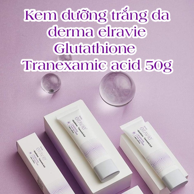 Kem dưỡng trắng da Derma Elravie Glutathion 50g