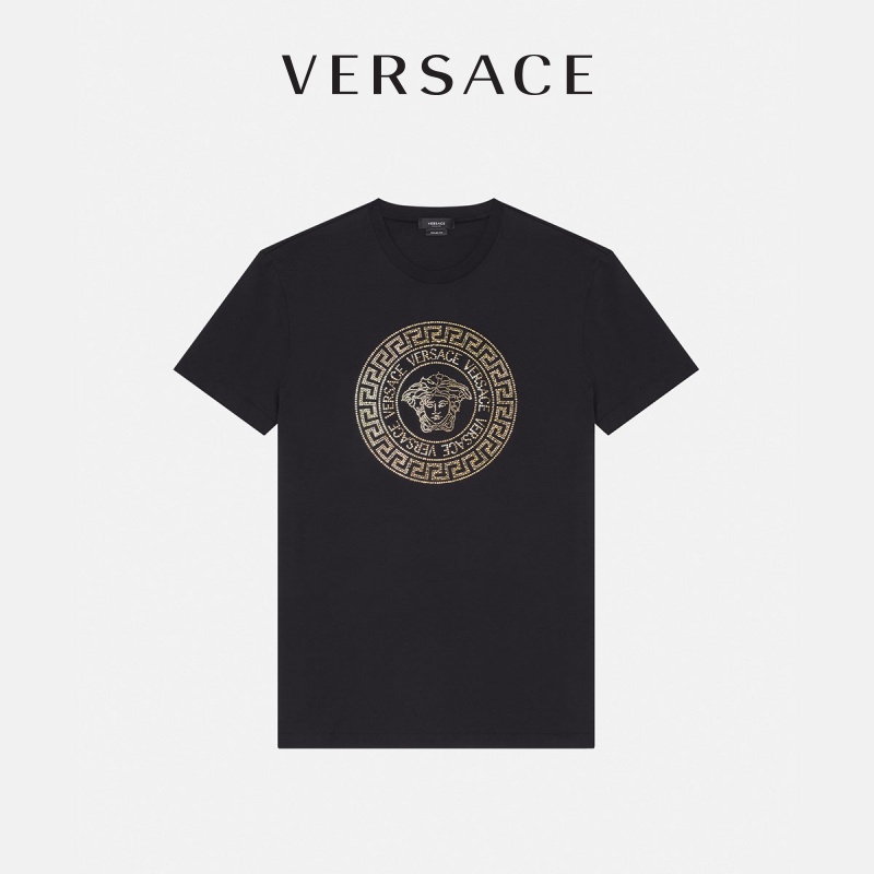 Áo Thun In Logo Versace Thời Trang Cho Nam