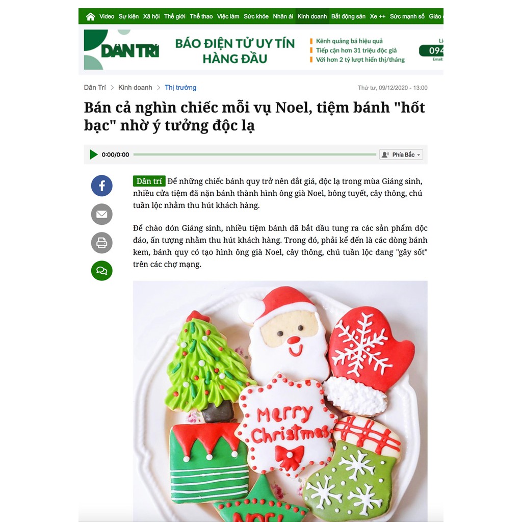 SẴN HÀNG | Set bánh quy giáng sinh ông già Noel, Snow man, bánh người gừng kèm hộp đem tặng xinh xắn. | BigBuy360 - bigbuy360.vn