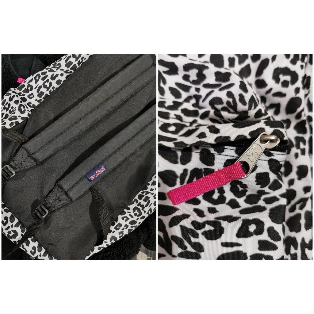 JANSPORT Ba Lô Thể Thao Họa Tiết Da Báo Cá Tính Cho Nữ