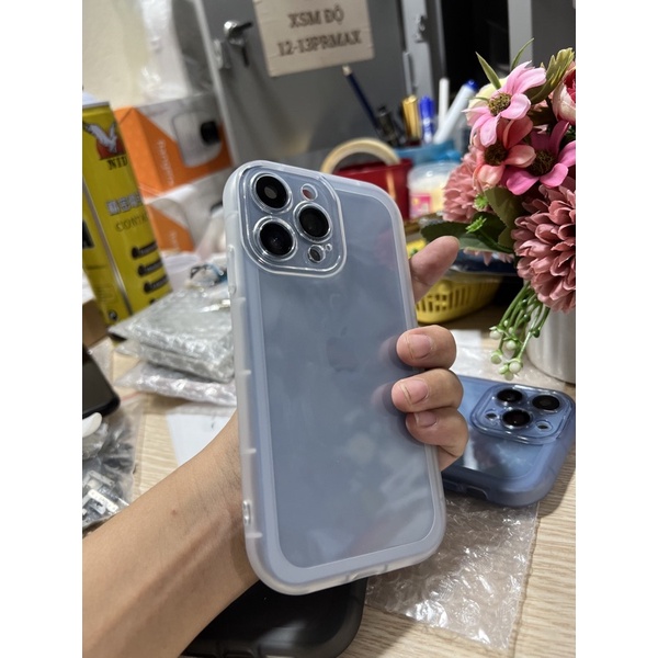 Ốp silicon bảo vệ mắt cam dành cho xr độ 13pro ốp màu khít đẹp