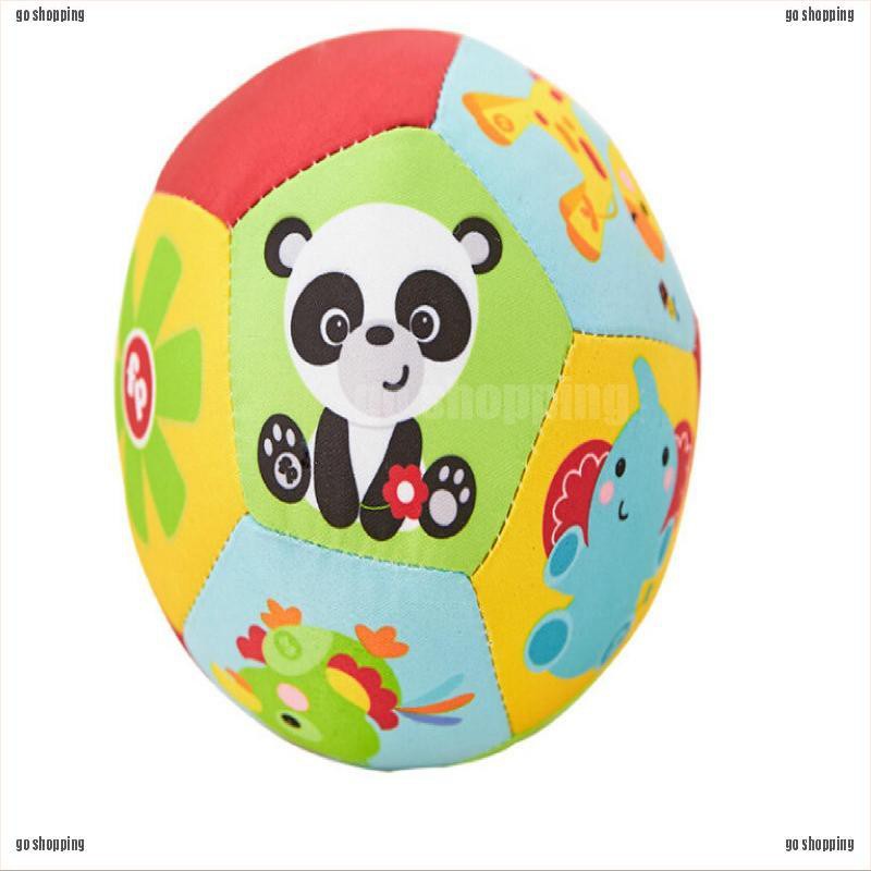 {go shopping}Fashion Colorful Baby Children's Ring Bell Ball Baby Cloth Music Sense Learning Toy Ball