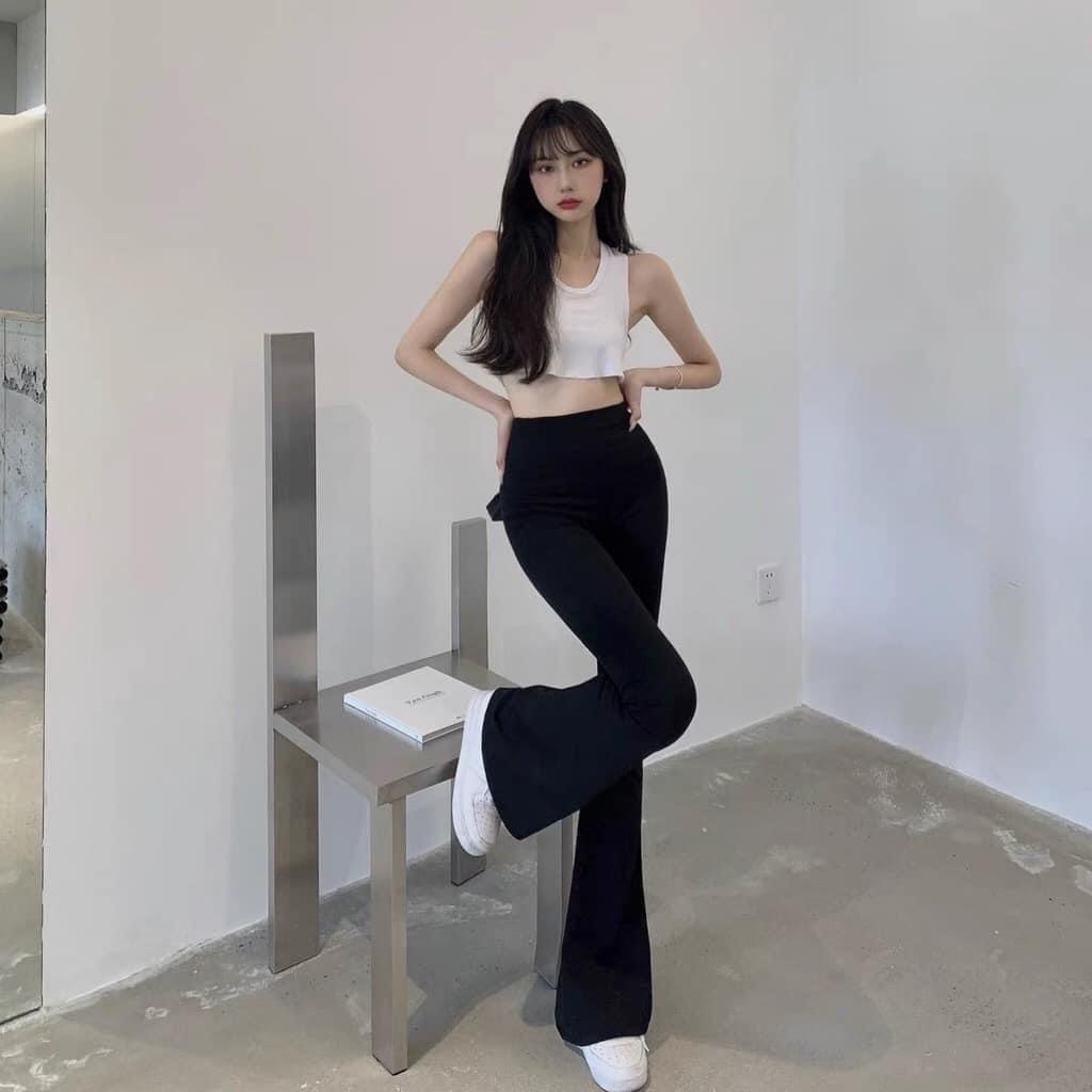 Quần Ống loe, quần legging nữ