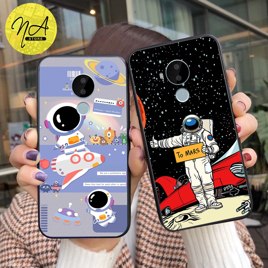 Ốp lưng Nokia Nokia 3.4 - Nokia C20 - Nokia C30 - Nokia G10 nhà du hành phi hành gia cực cute
