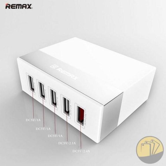 Củ Sạc 5 cổng RU-U1 6.2A REMAX Trắng