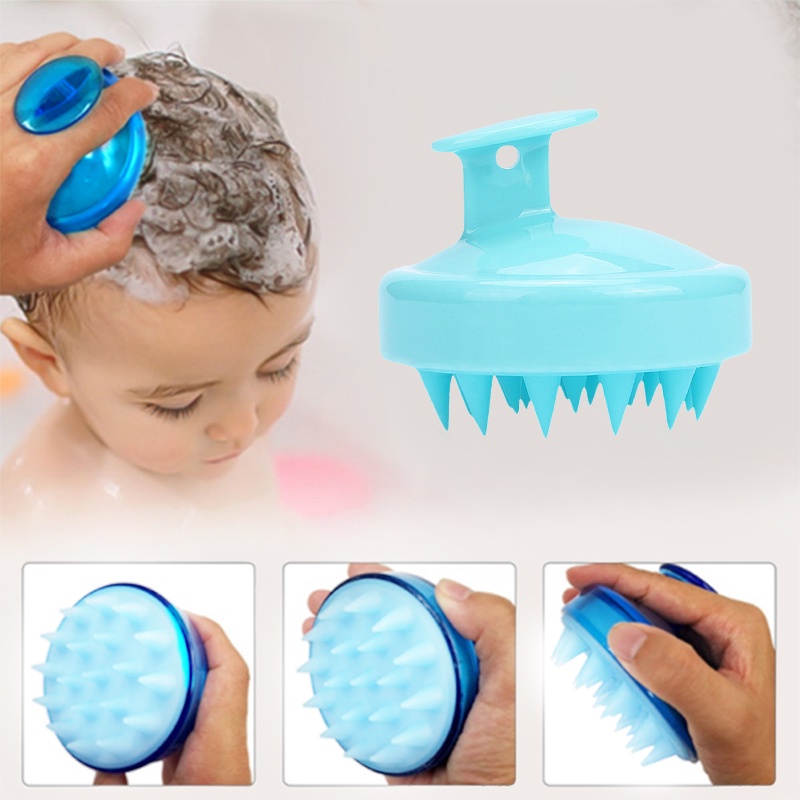 Lược gội đầu bằng silicon mát xa da đầu giảm rụng kích thích mọc tóc