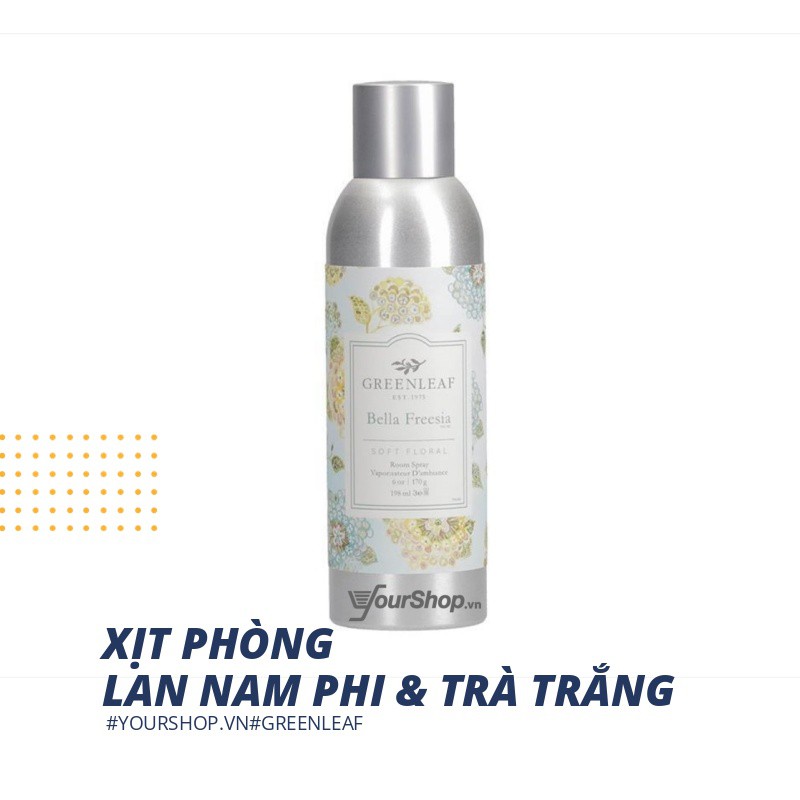 Xịt Phòng Hương Nước Hoa Lan Nam Phi Greenleaf Bella Freesia - USA