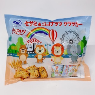 BÁNH MẶN VỪNG DỪA HAPPY GÓI 210G