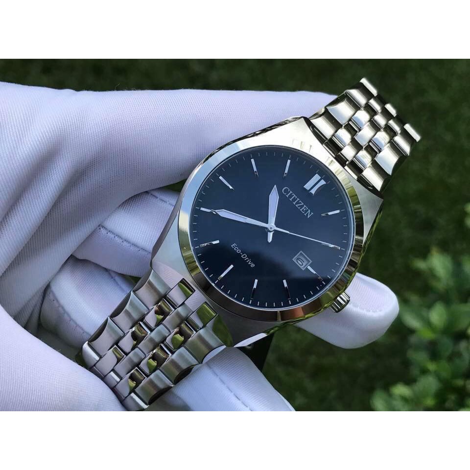 Đồng hồ cặp đôi Citizen Corso  BM7330-59L và EW2290-54L - Máy quartz pin năng lượng ánh sáng - Kính cứng