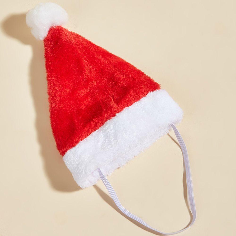 Mũ Đội Hóa Trang Ông Già Noel LAYOR1 Có Thể Điều Chỉnh Kích Cỡ Dành Cho Thú Cưng