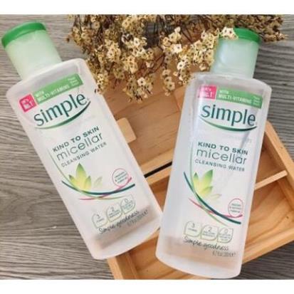 Nước Tẩy Trang Simple Micellar Cleansing Water 200ml - Ads.cosmetics