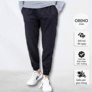 Quần Jogger ORENO Kaki Nam trơn dáng ôm , quần dài nam kaki bo chun ống vải co giãn nhẹ chuẩn form hàn