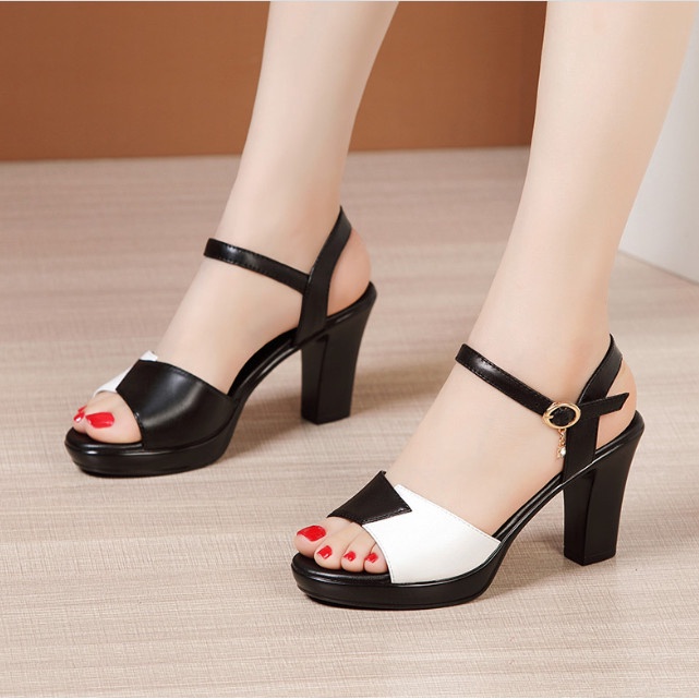 Giày sandan bản phối màu GBSHOP