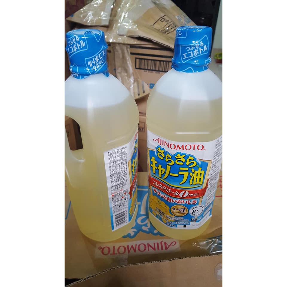 /Dầu hạt cải 1L Ajinomoto Nhật Bản - date T4/2022