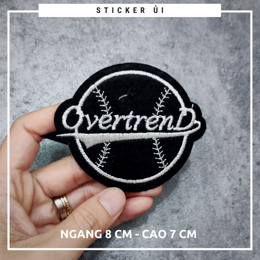 Sticker ủi áo Cao cấp - CÓ SẴN KEO ỦI - sticker vải dùng làm miếng vá áo, phụ kiện trang trí quần áo, balo, giày, nón