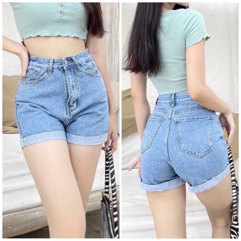 Quần short jean giãn 32-36