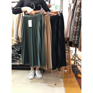 Chân váy xếp li không đai