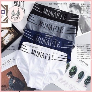 [Hàng đẹp]Sịp Nam⚡ Sịp tam giác⚡ nhật Munafie tam giác, kèm túi zip