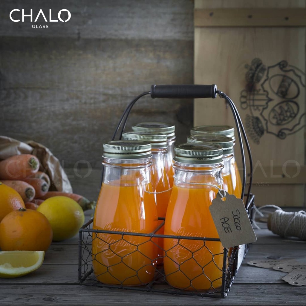 [Made in Italy] Chai thủy tinh Quattro Stagioni 200ml - 400ml - 1000ml - Bormioli Rocco | BigBuy360 - bigbuy360.vn