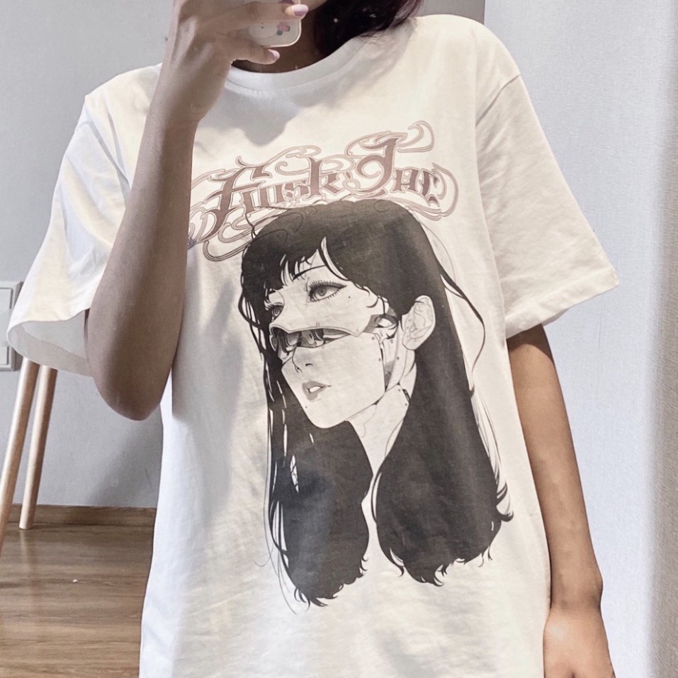 Áo thun tay lỡ Unisex Awesometee, áo phông form rộng ATL M407-75