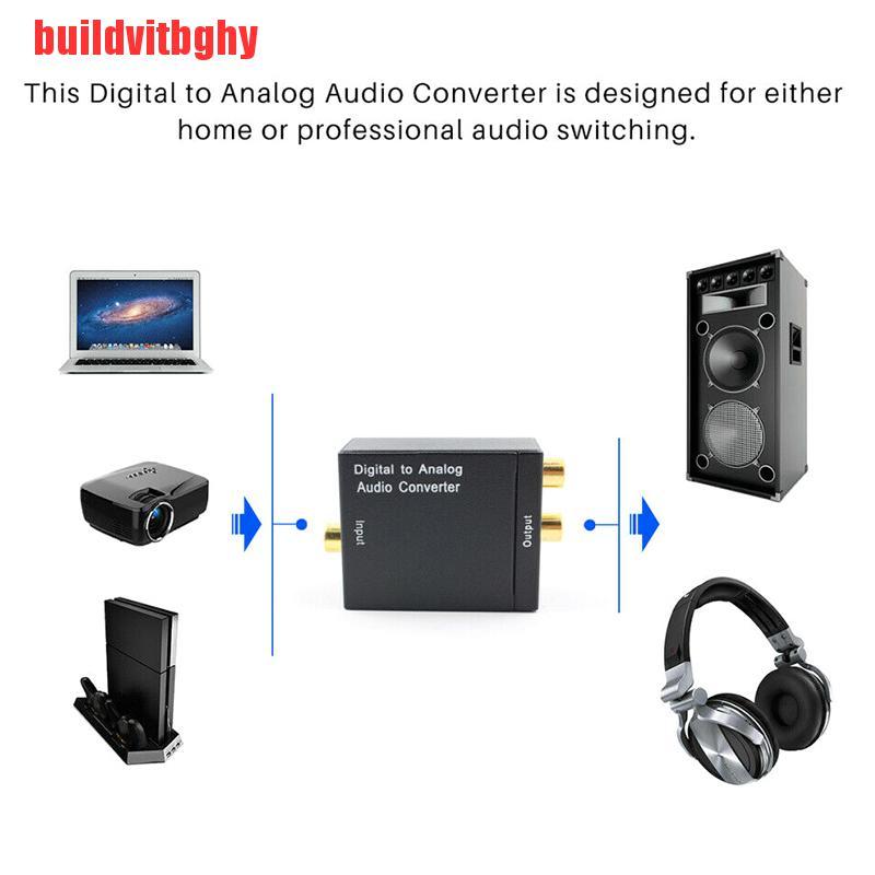 (Mua-Code) Bộ Chuyển Đổi Âm Thanh Digital Sang Analog Rca L / R 3.5mm