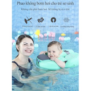 [HÀNG HOT CÓ SẴN] Phao Bơi Cho Bé Tập Bơi Không Cần Bơm Hơi MAMBOBABY Version 2 ❤️Hanrui Offical❤️