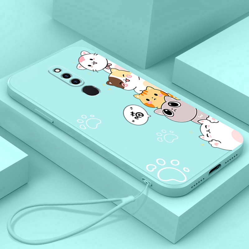 Ốp lưng OPPO F11 Pro F11 Ốp Điện Thoại Silicon Mềm Mịn Bảo Vệ Cho OPPO F11 Pro F11 DZMM01 viền vuông cute