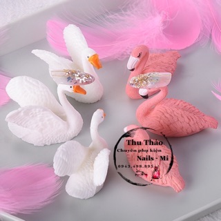 Hồng Hạc - Thiên nga chụp ảnh , đế gắn móng mẫu