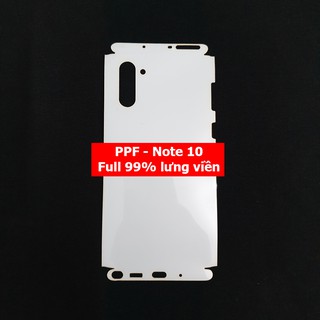 (2 mặt) Bộ PPF full body Note 10