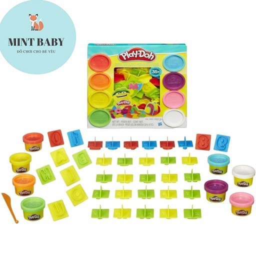 Bộ đồ chơi đất nặn vui học cùng chữ và số PLAY-DOH 212018