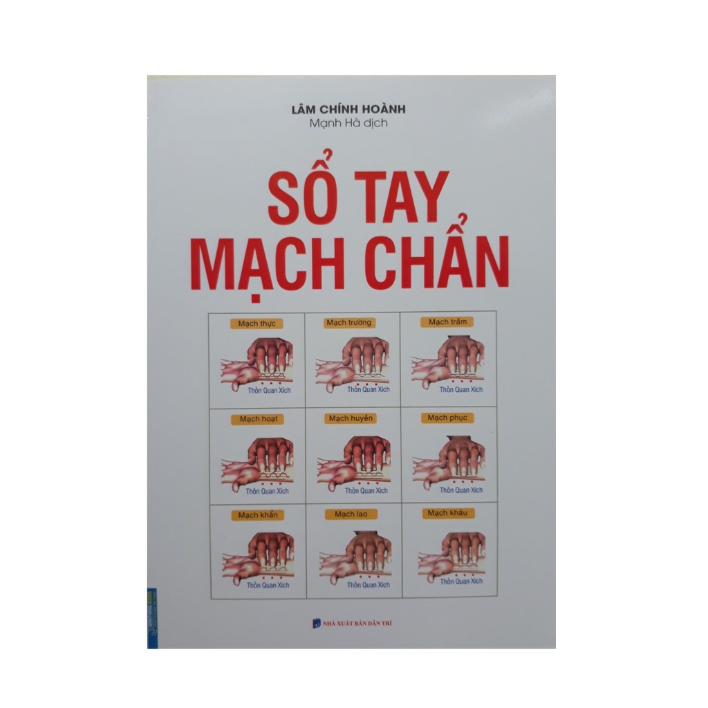 Sách bắt mạch - Sổ Tay Mạch Chuẩn (bìa mềm- sách màu)