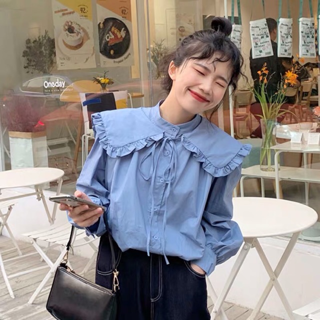 Áo somi hoạ tiết ( trà my)
