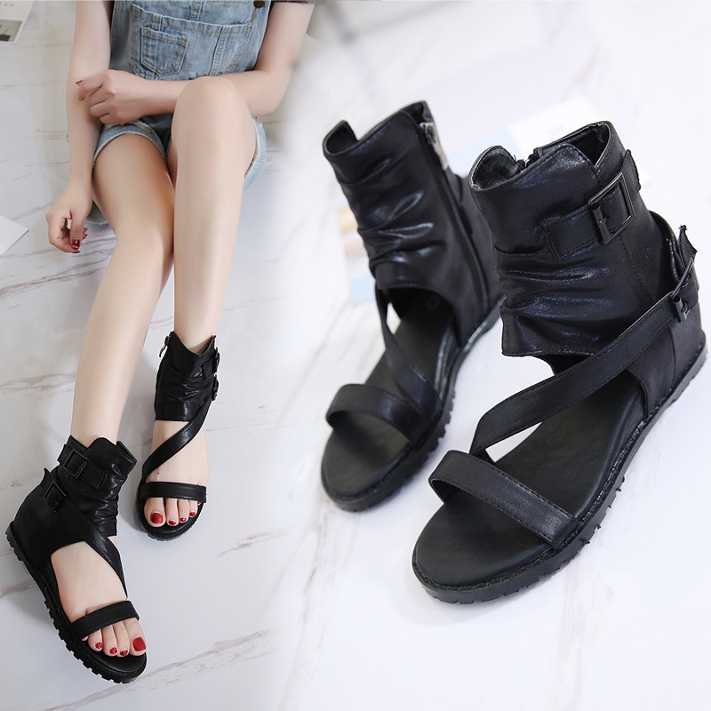 [Chính hãng KAILI - Sẵn từ 35-40] Giày sandal chiến binh dây chéo 2 khóa FULLBOX HÀNG CAO CẤP CHÍNH HÃNG KAILI N08
