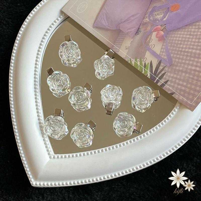 Kẹp Tóc Hình Hoa Trà Nhỏ Phong Cách Mới 2021 Cho Nữ