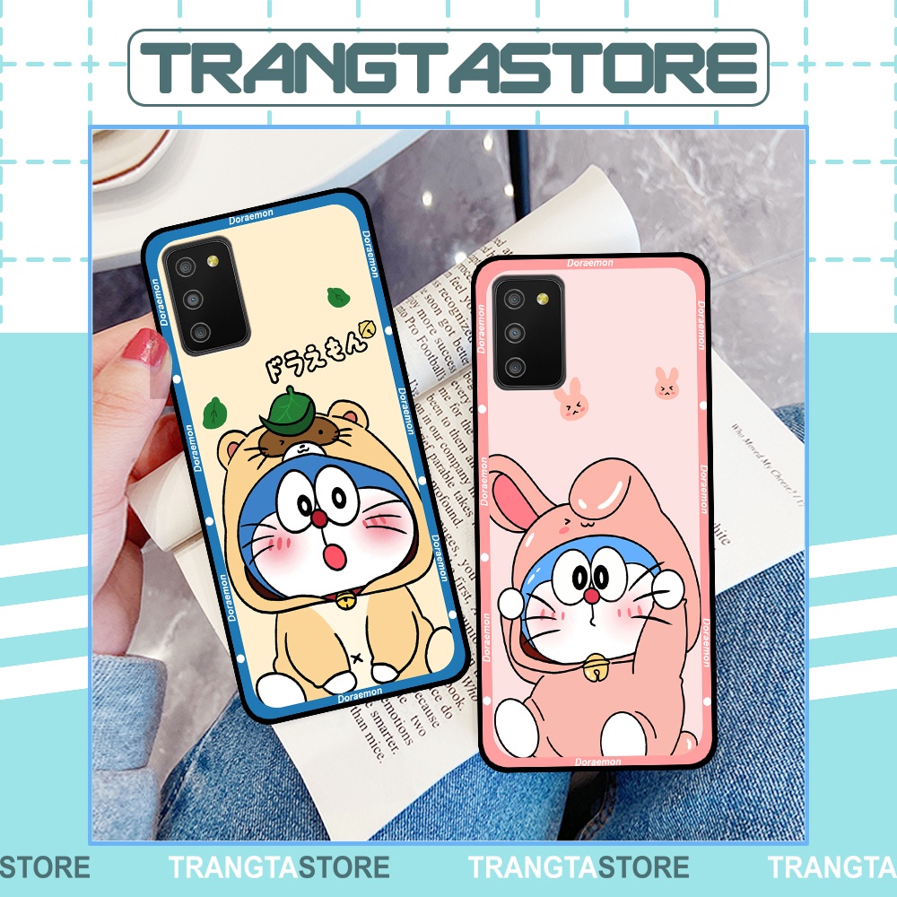 Ốp lưng Samsung A02s / A03s in hình cặp đôi doremon, hổ, khủng long dễ thương