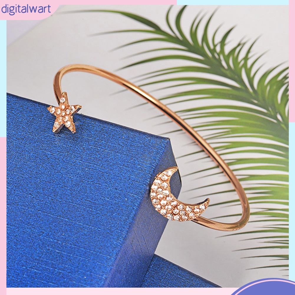 Set 4 Vòng Tay Đính Đá Kiểu Dáng Đơn Giản, Thời Trang Cho Nữ