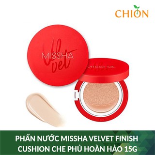 Phấn Nước Missha Velvet Finish Cushion Che Phủ Hoàn Hảo 15g - Hàn Quốc Chính Hãng