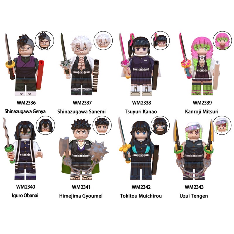 Mô Hình Đồ Chơi Nhân Vật Ninjago demon slayer Độc Đáo Cho Bé