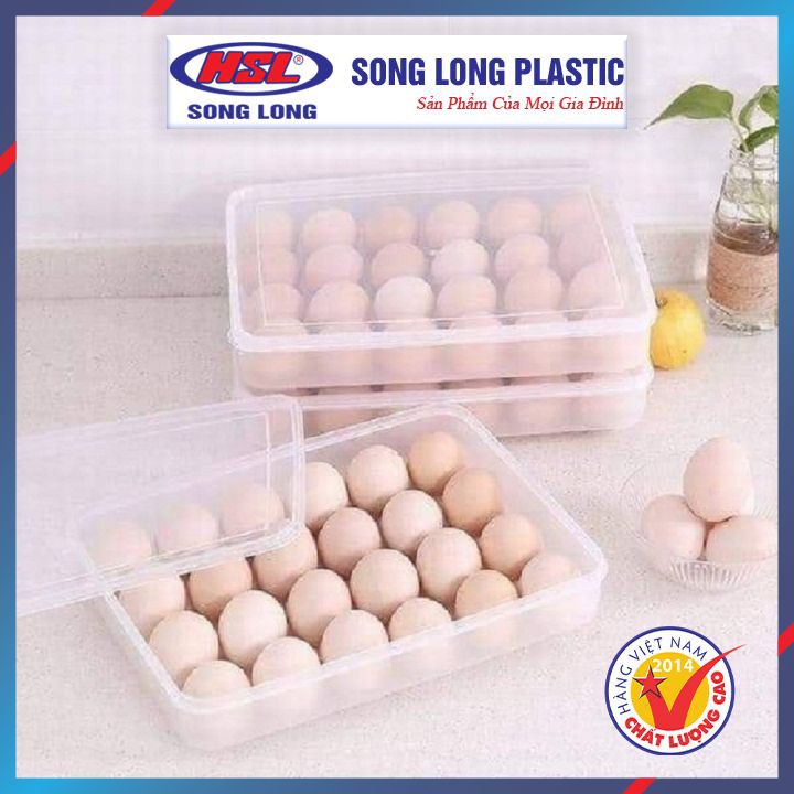 Khay đựng trứng gà , trứng vịt 24 quả -Song Long