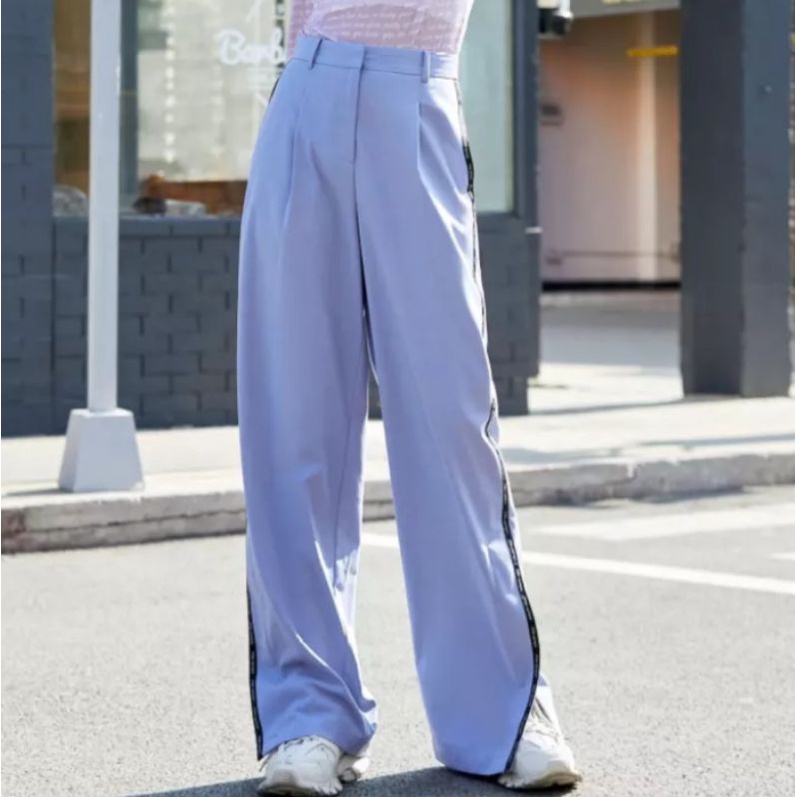 Quần dài ống suông, Sọc bên Hông Nút cài Bên, hiệu Vero Moda