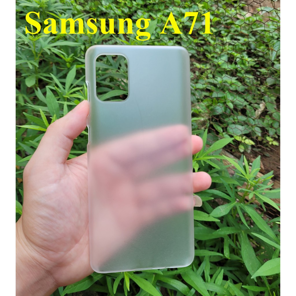 Ốp lưng Samsung Galaxy A71/ M51/ A8 2018/ A8 plus 2018 nhựa CỨNG NHÁM MỜ
