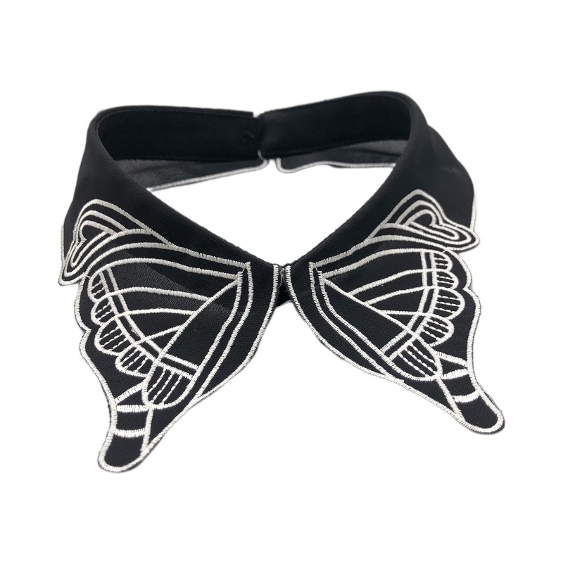 Cổ Áo Giả Thêu Hoa Dùng Trang Trí Cho Nữ