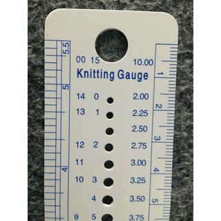 Thước đo kích cỡ len sợi và kim  cực tốt