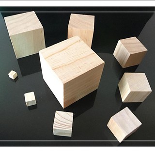 Khối gỗ vuông 5cm - cube 5cm (gỗ mộc)