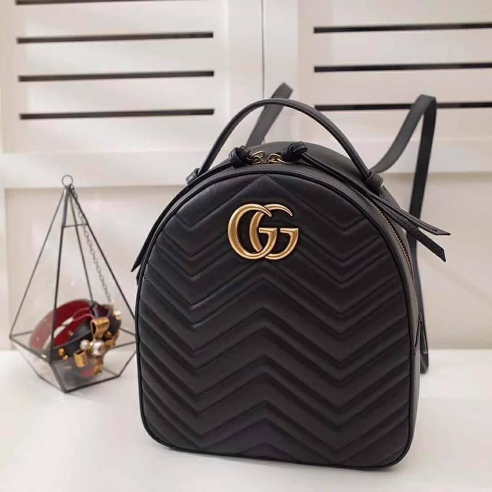 Balo thời trang GG trám V 70K,💖FREESHIP💖, size 22 cm