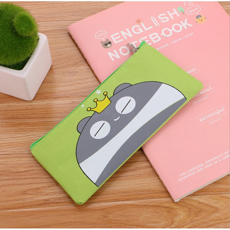 Hộp bút cute dễ thương - Túi bút vải canvas học sinh cute Totoro Nhật Bản BMBooks