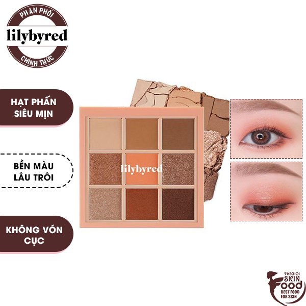 Bảng Phấn Mắt 9 Màu Lilybyred Mood Cheat Kit